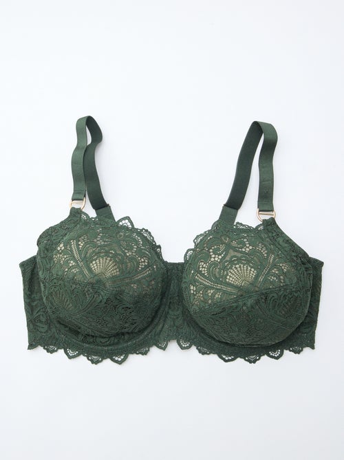 Soutien-gorge corbeille em renda - Kiabi