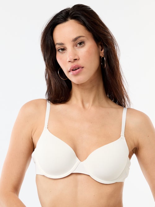 Soutien-gorge em microfibra com alças multi-posições - Kiabi