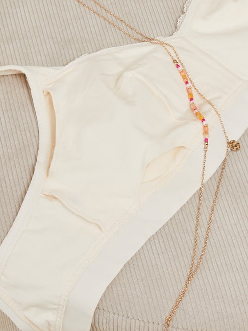 Soutien-gorge pós-operatório - Outubro Rosa - Kiabi