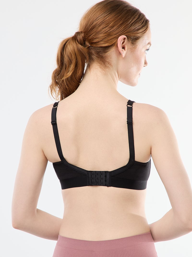Soutien-gorge pós-operatório - Outubro Rosa Preto - Kiabi