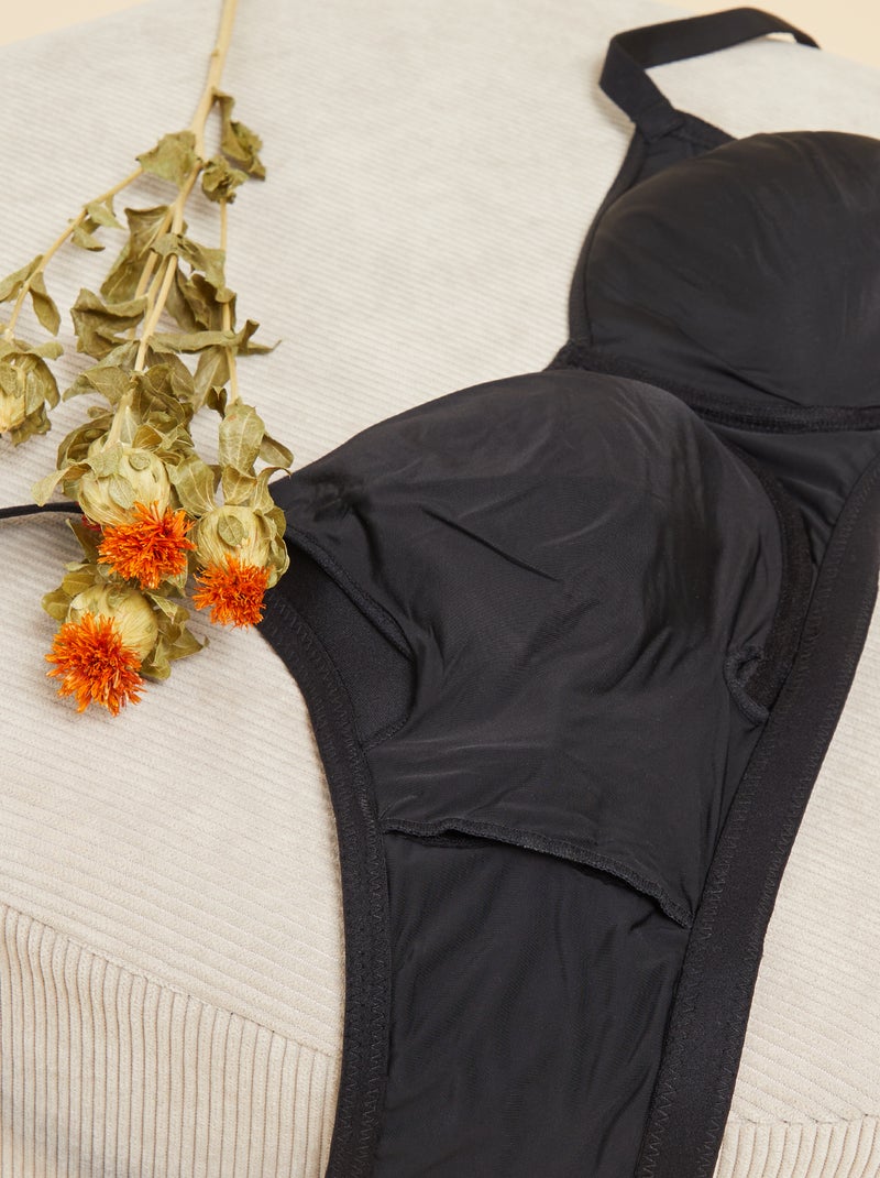 Soutien-gorge pós-operatório invisível - Outubro Rosa Preto - Kiabi