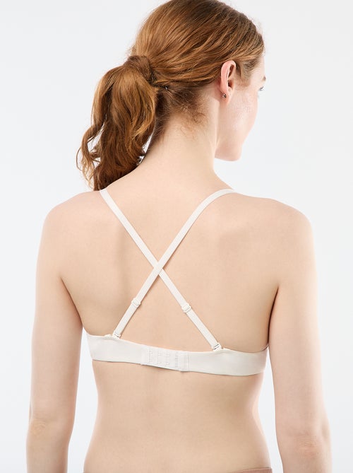 Soutien-gorge push-up invisível em microfibra - Kiabi