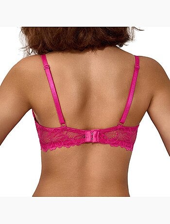 Soutien-gorge push-up rosa fúcsia les petites bombes louise