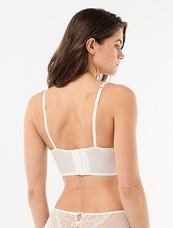 Soutien-gorget corbeille em renda