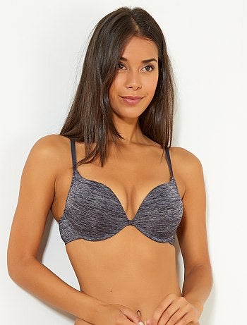 Soutien maxi push-up micro matizado - Kiabi