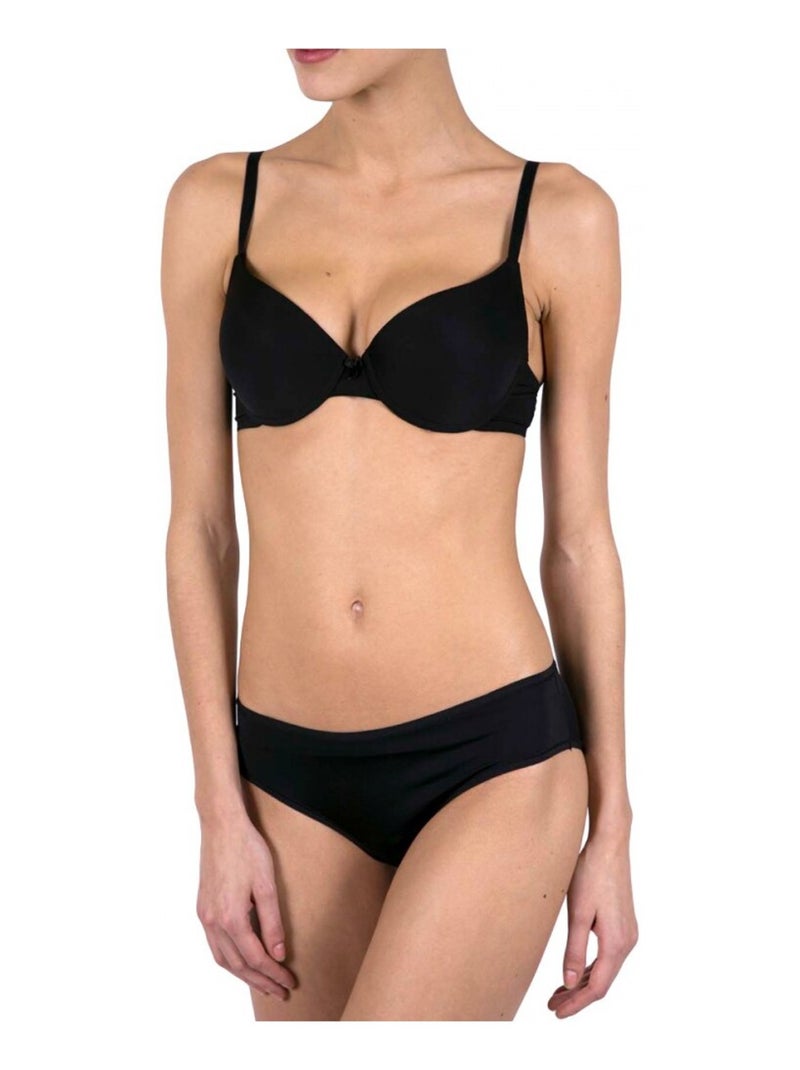 Soutien Microfibra Preto - Kiabi