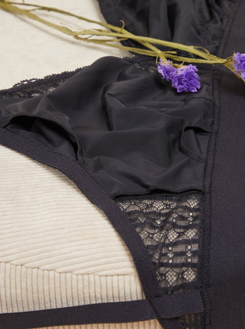 Soutien pós-operatório em renda - Octobre Rose - Kiabi