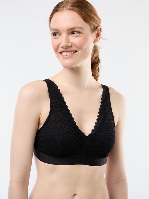 Soutien pós-operatório em renda - Kiabi