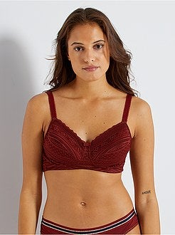 Soutien pós-operatório em renda - Kiabi