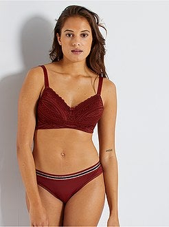 Soutien pós-operatório em renda - Kiabi