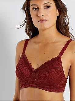 Soutien pós-operatório em renda - Kiabi