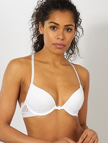 Soutien push-up com abertura à frente - Kiabi