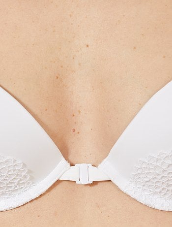 Soutien push-up com abertura à frente - Kiabi