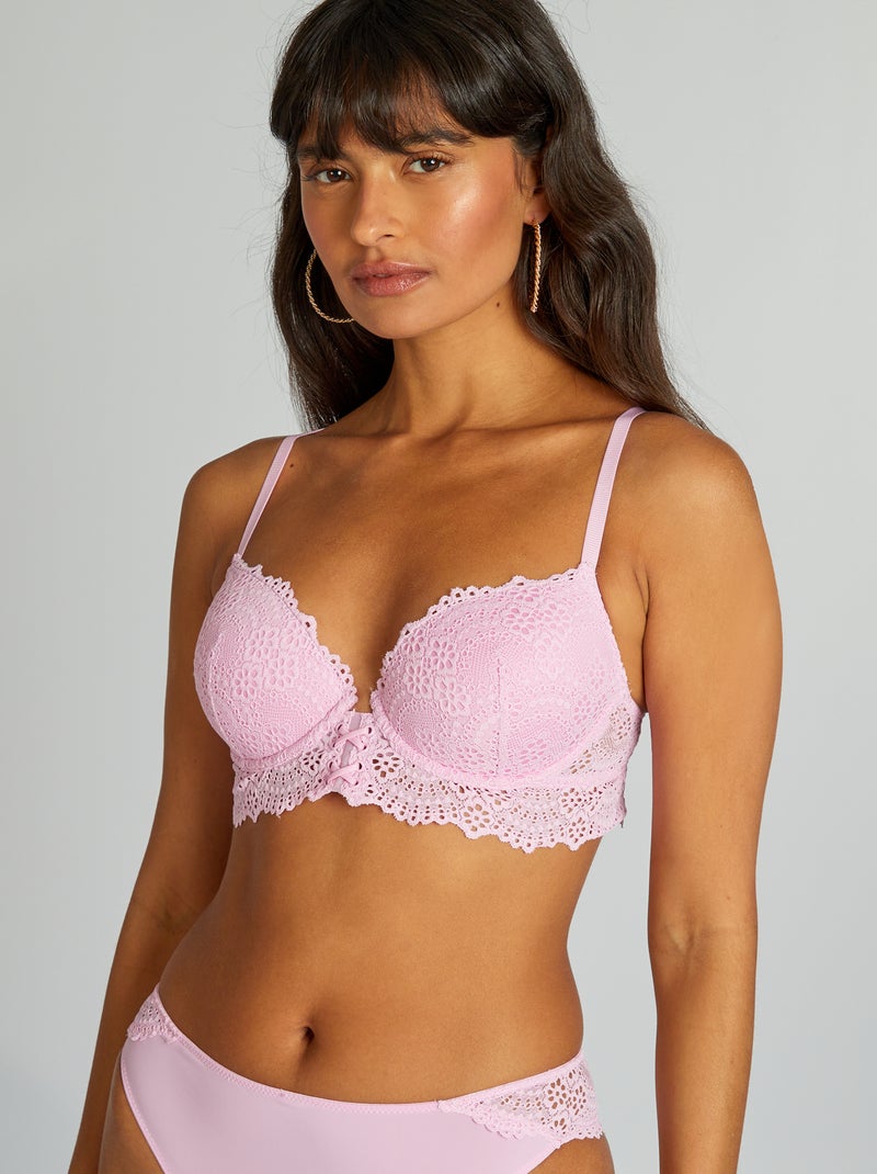 Soutien push-up com capas amovíveis VIOLETA - Kiabi