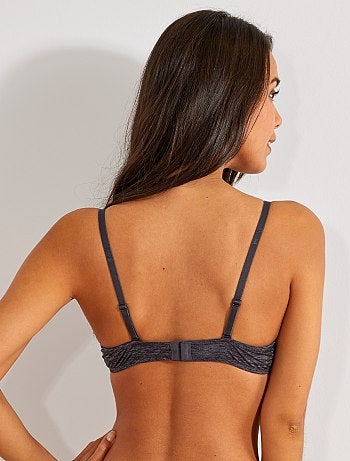 Soutien push-up micro matizado - Kiabi