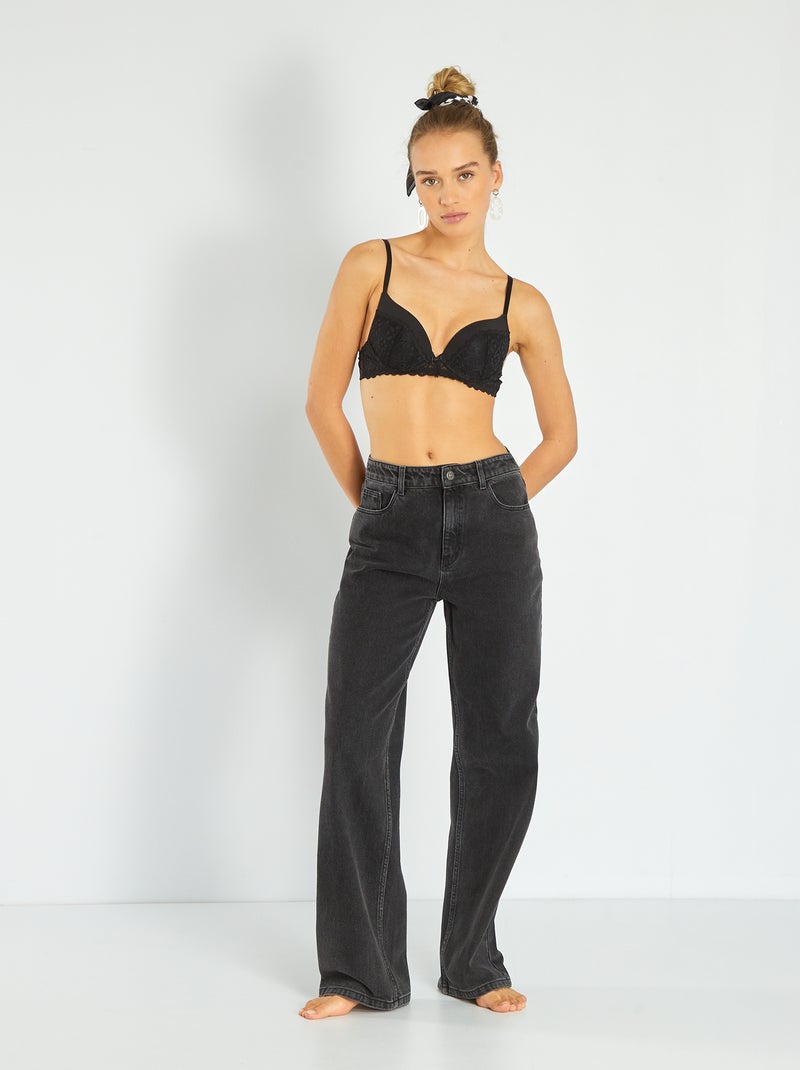 Soutien push-up Preto - Kiabi