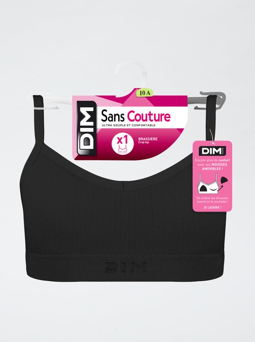 Soutien sem costura em algodão liso DIM - Kiabi
