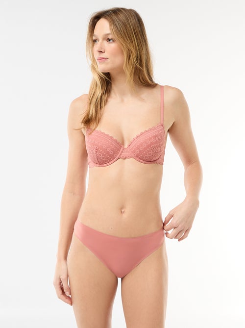 Soutien-soutien corbeille em renda - Kiabi