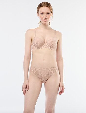 Soutien-soutien push-up em renda