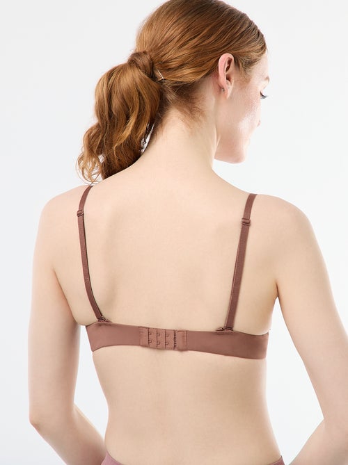 Soutien-soutien push-up invisível em microfibra - Kiabi
