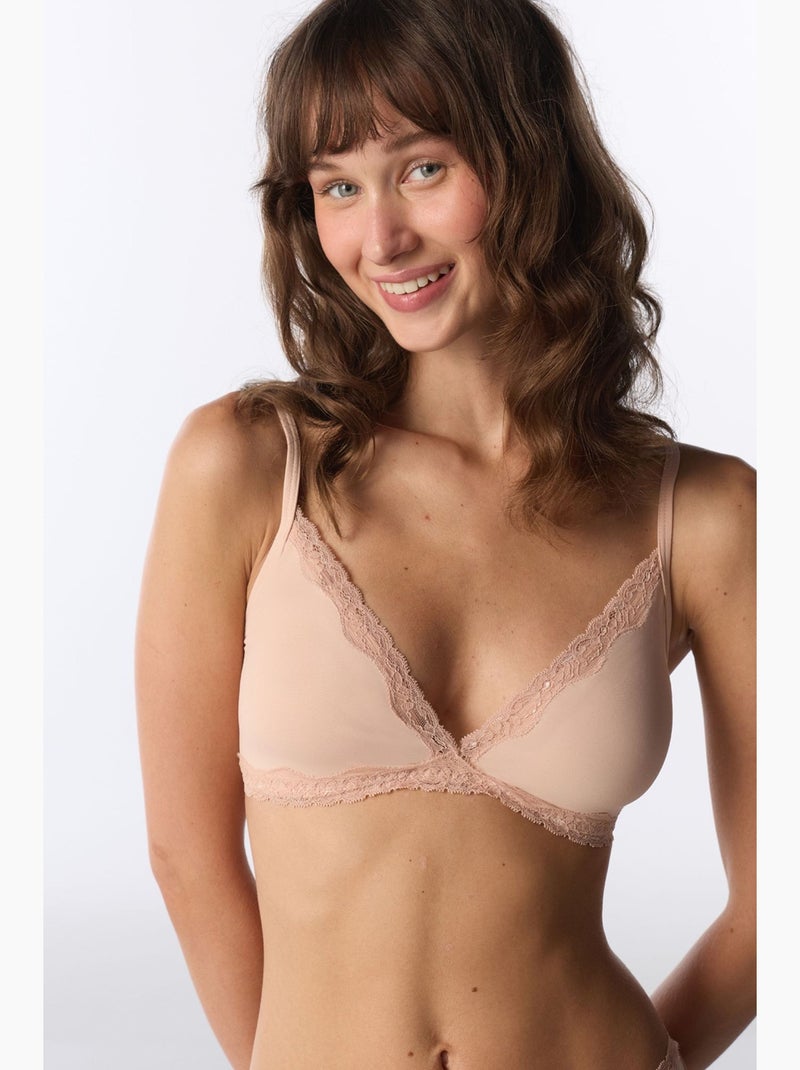 Soutien triangular almofadado penti Nude - Kiabi