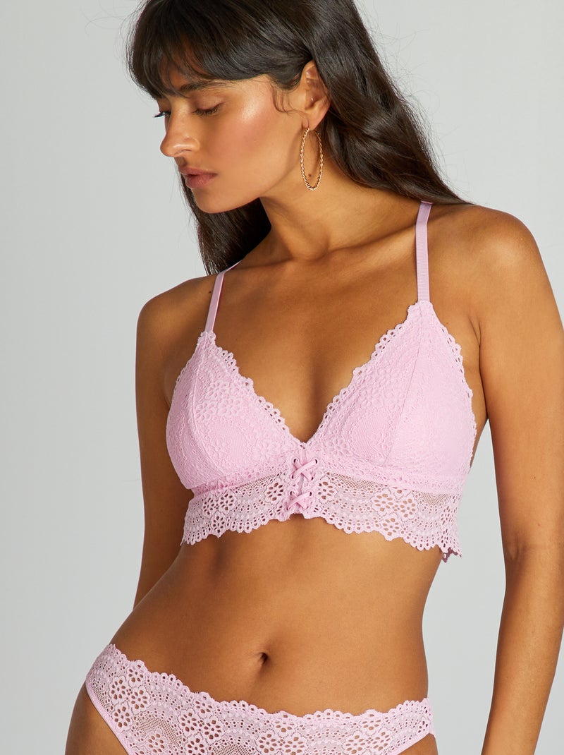 Soutien triângulo com capas amovíveis VIOLETA - Kiabi