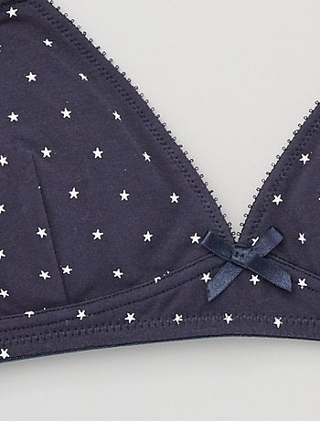 Soutien triângulo estampado 'estrelas' - Kiabi