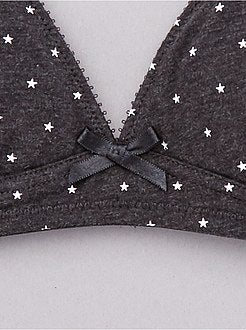 Soutien triângulo estampado 'estrelas' - Kiabi