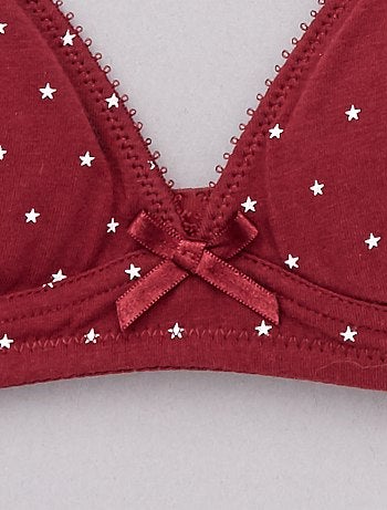 Soutien triângulo estampado 'estrelas' - Kiabi