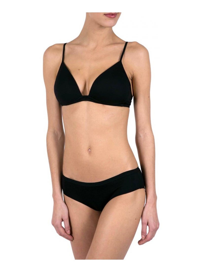 Soutien triângulo push-up Preto - Kiabi