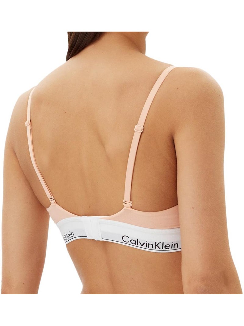 Soutien Triângulo Rosa Levemente Forrado Calvin Klein Jeans para Mulher Rosa - Kiabi