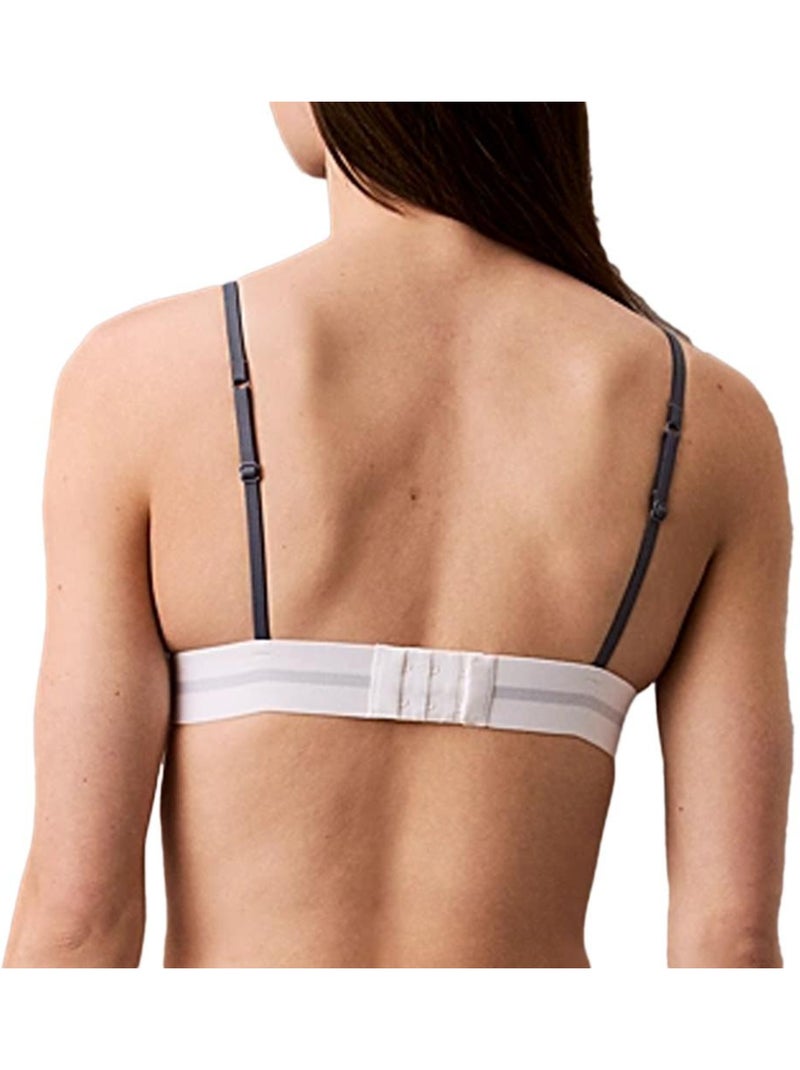 Soutien Triângulo Sem Acolchoado Calvin Klein Jeans Cinzento para Mulher Cinza-prateado - Kiabi
