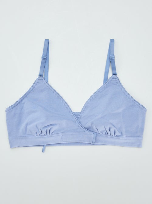 Soutien triângulo sem armação - Fácil de Vestir - Kiabi Soutien triângulo sem armação - Fácil de Vestir - Kiabi