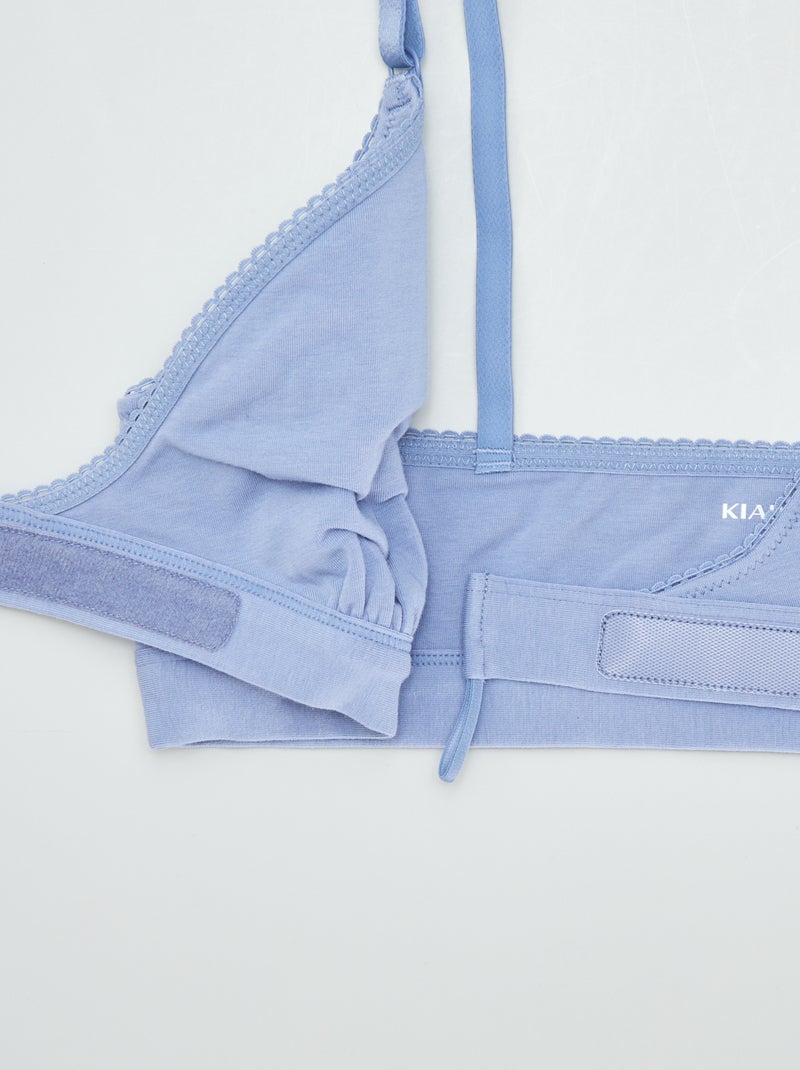 Soutien triângulo sem armação - So Easy AZUL - Kiabi
