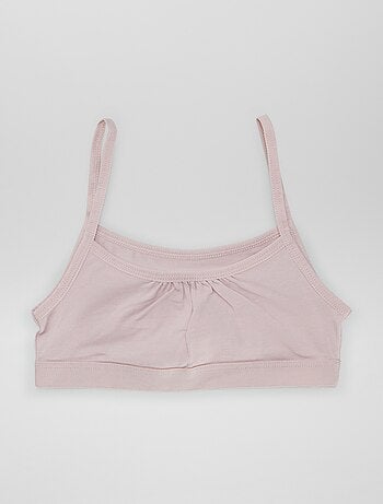 Soutiens de alças finas em jersey - Lote de 2