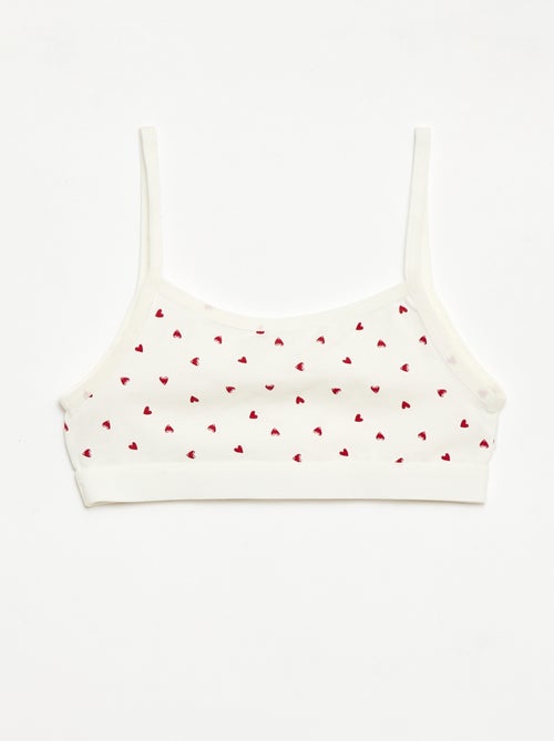 Soutiens de alças finas em jersey - Lote de 2 - Kiabi