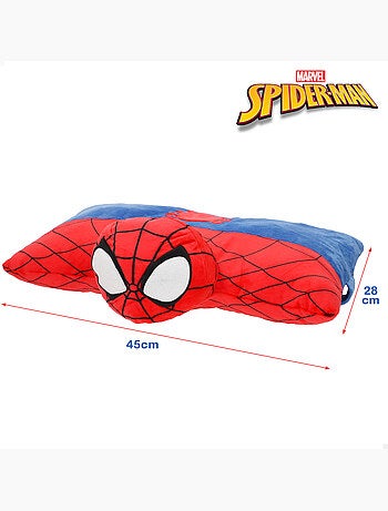 Spider-man almofada de pelúcia macia e aveludada 2 em 1