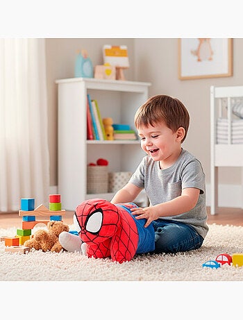 Spider-man almofada de pelúcia macia e aveludada 2 em 1