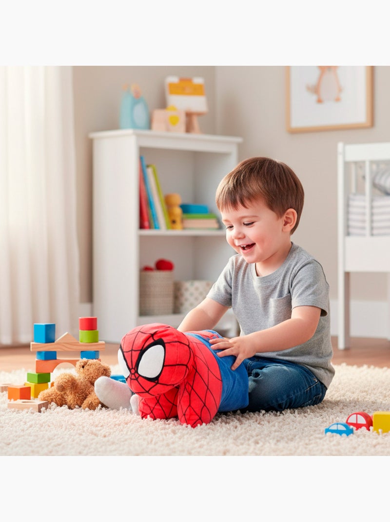 Spider-man almofada de pelúcia macia e aveludada 2 em 1 Vermelho - Kiabi