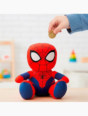 Spider-man caixa de dinheiro em peluche do para crianças 20 cm