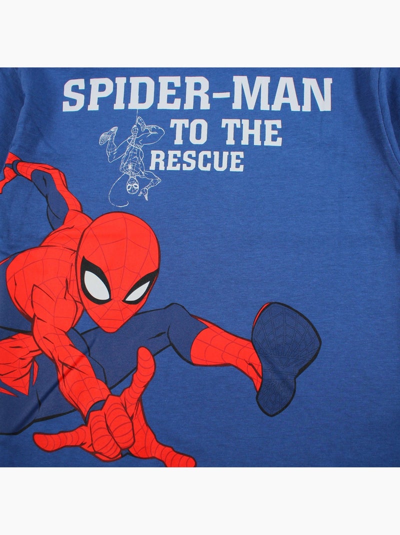 Spiderman - T-shirt manga curta  menino Azul-marinho - Kiabi