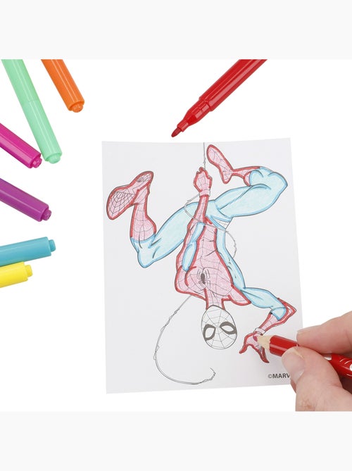 Spiderman conjunto de desenho do em formato de pasta, com 50 peças - Kiabi