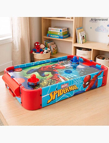 Spiderman mesa de air hockey 53x31x9 cm