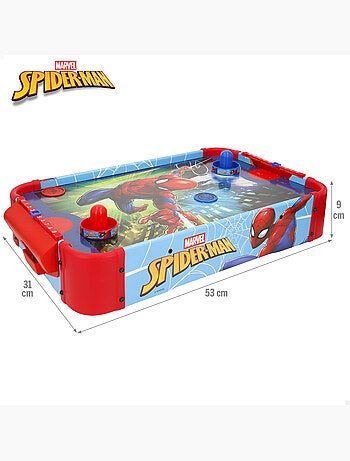 Spiderman mesa de air hockey 53x31x9 cm