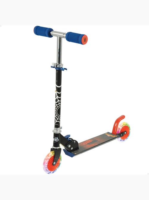 Spiderman patinete dobrável com 2 rodas e luzes. - Kiabi