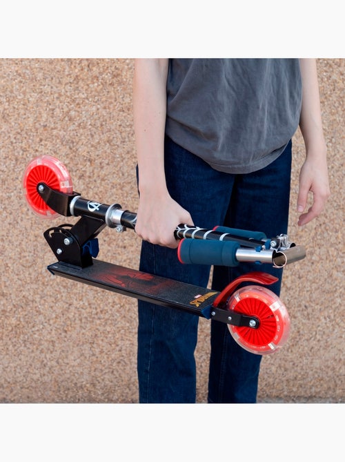 Spiderman patinete dobrável com 2 rodas e luzes. - Kiabi