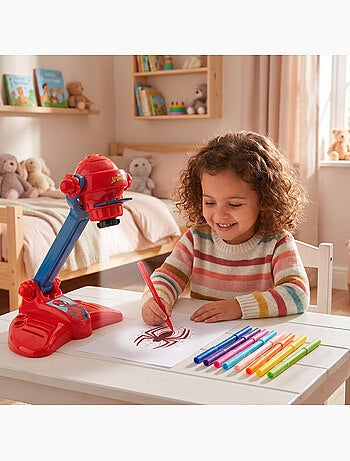 Spiderman projetor de desenho +4 anos