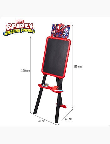 Spidey cavalete de dupla face 2 em 1 com cavalete +3 anos