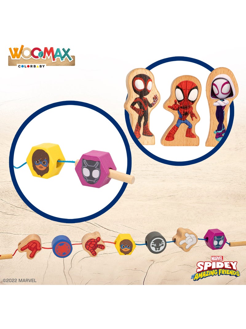 Spidey e sua superequipa blocos e formas de madeira para ligar entre si woomax N/D - Kiabi