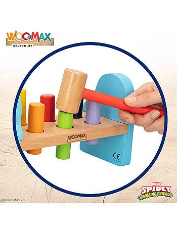 Spidey e sua superequipa Brinquedo martelo para bebê WOOMAX